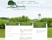 Tablet Screenshot of citywaverly.com